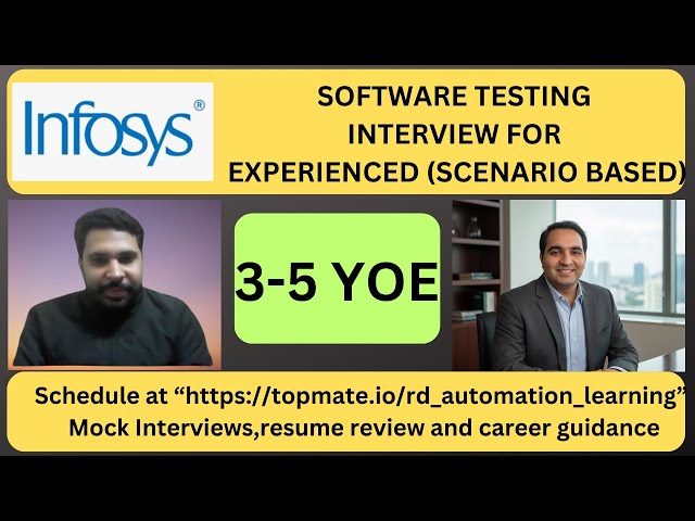 Software Testing Interview Questions and Answers| Manual Testing Mock Interview for Experienced