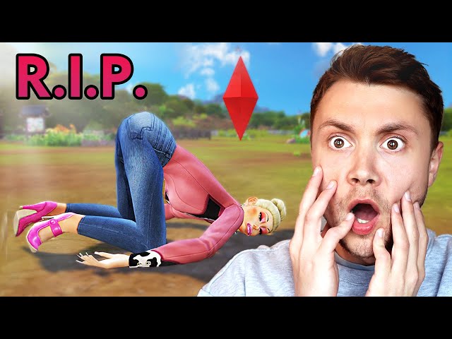 My sim ALREADY died in The Sims 4 Horse Ranch (I'm fuming)