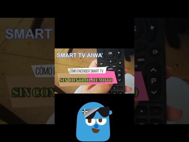 How to turn on my TV without a remote control #shorts #remotecontrol #aiwa