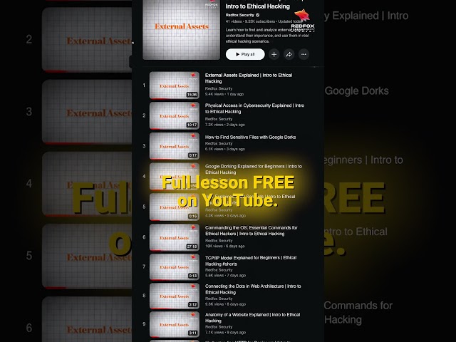 The Easiest Way to Find Hidden Assets #hacking #cybersecurity