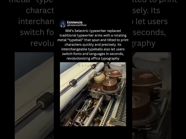 How IBM’s Revolutionary Typeball Worked