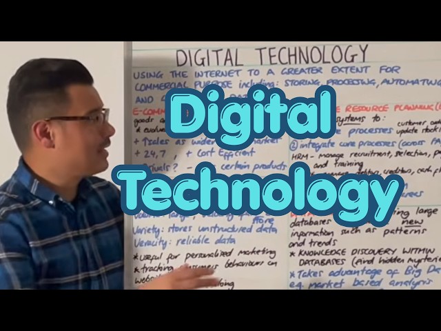 Digital Technology (ERP/Big Data/Data Mining) - AQA A Level Business