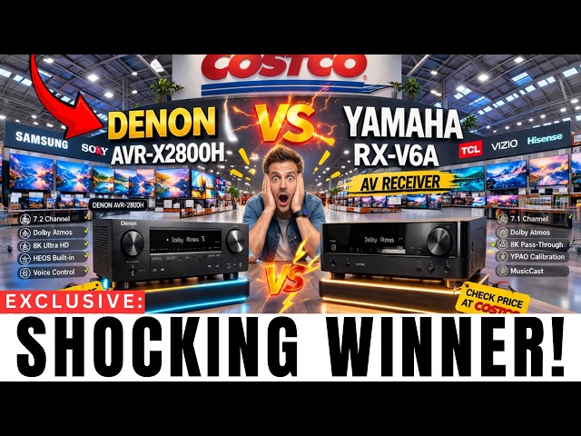 Denon AVR-X2800H vs Yamaha RX-V6A AV Receiver | SHOCKING WINNER!