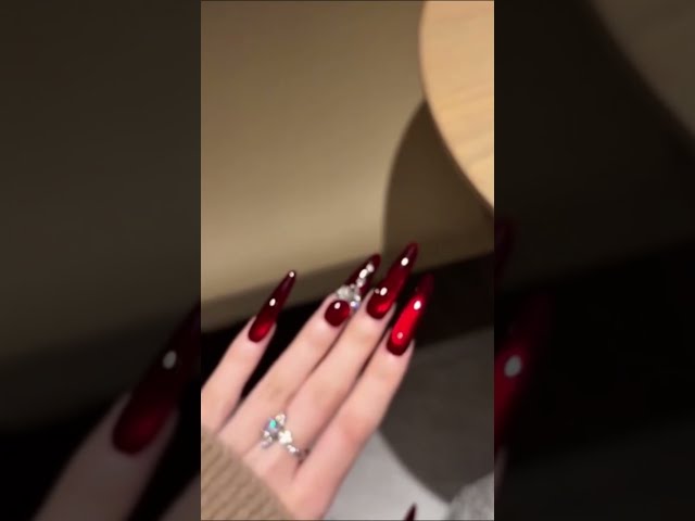 Color Swatches! Crystal Cat Magnetic Gel MY377 Hot Ruby