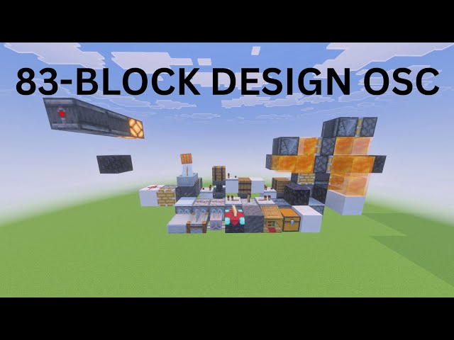 The 83-block smallest orbital strike cannon (Minecraft bedrock edition)