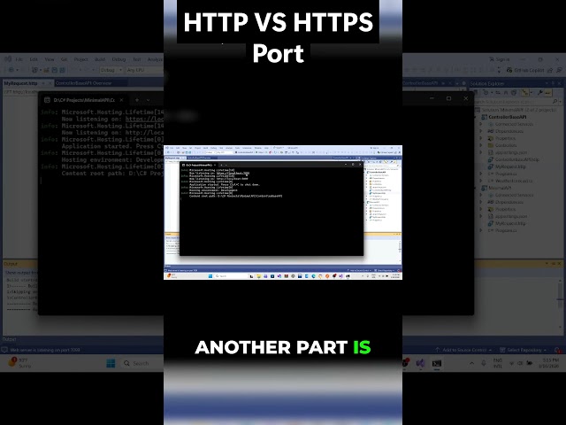 HTTP vs  HTTPS Ports What You Need to Know!  #webapi #shorts