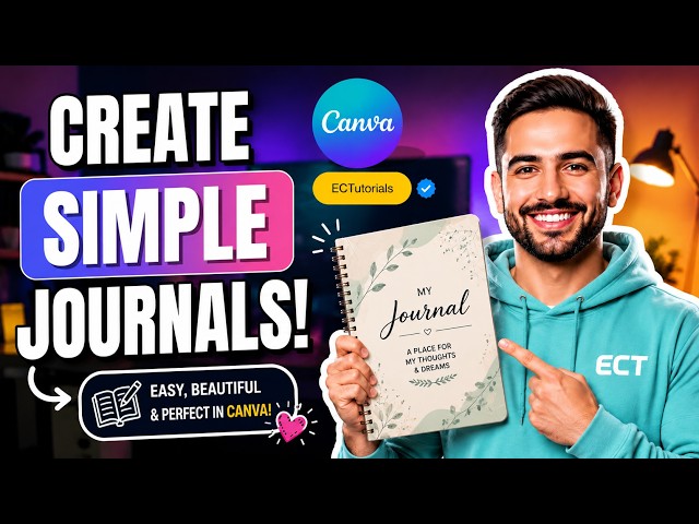How to Create a Simple Journal in Canva Step by Step for Beginners