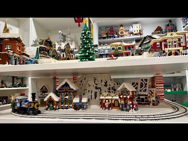 LEGO Snow Covered Mountain for the Winter Village!