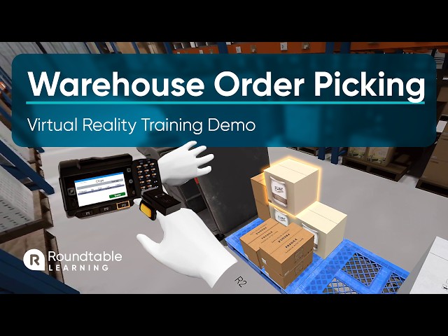 This VR Order Selector Training Has Warehouse Problems The Competition Doesn’t | VR Training Demo