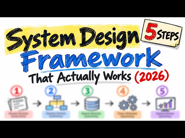 How to Answer ANY System Design Interview Question (2026 Framework)
