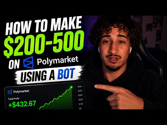 How I Make $200–$500/Day on Polymarket Using a Bot (BTC Up or Down 5 Mins)