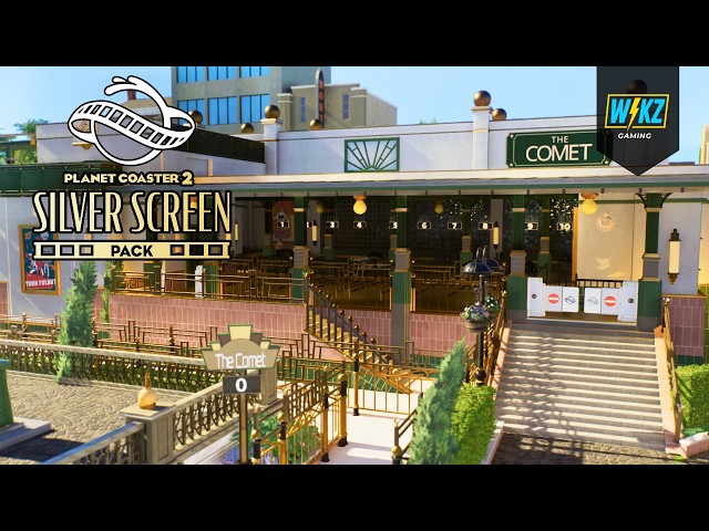 How to Build a Coaster Station with the Silver Screen Pack | Planet Coaster 2 Tutorial