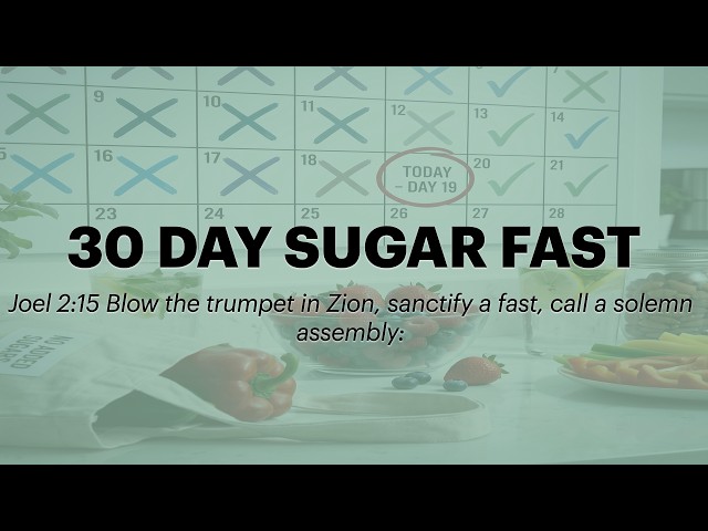 Join With Us! - 30 Day Sugar Fast For Clarity and Better Health
