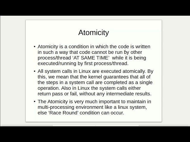 Atomic Operations