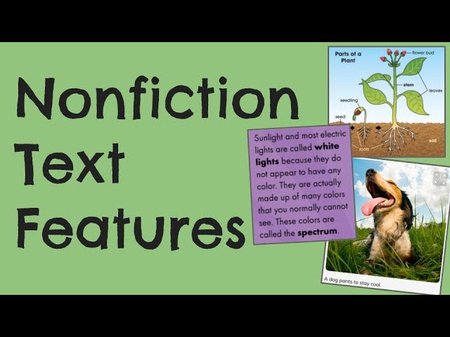 Nonfiction Text Features
