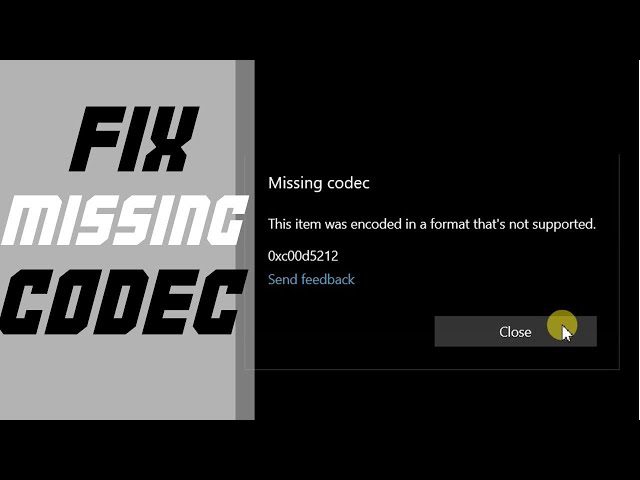 FIX MISSING CODEC | 2020 | SUPER EASY TUTORIAL