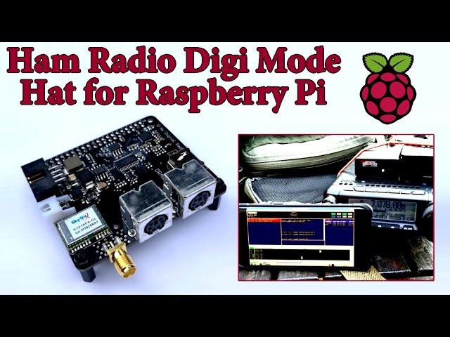 Ham Radio Digital Modes Hat for Raspberry Pi