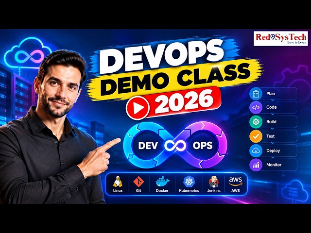 DevOps Demo Class 2026 | Learn DevOps for IT Jobs | AWS, Docker & Kubernetes Guide | Red9SysTech