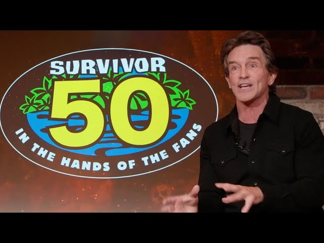 Jeff Probst Reveals Theme Of Survivor 50: In The Hands Of The Fans - Voting Begins Soon!