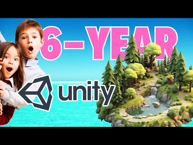 KIDS made Game in Unity 3D - Tutorial For Complete Beginners and kids