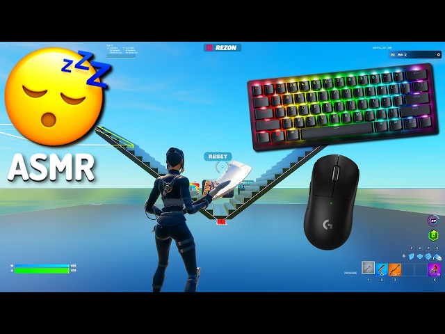Chill ASMR 😴 1v1 Buildfight 🏆Satisfying Keyboard Sounds 240FPS 4K
