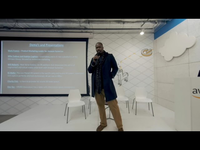 Will Roberts presenting at the NYVR ( Future of VR/AR Marketing ) Event on 18 Mar 2019 @NY_VR