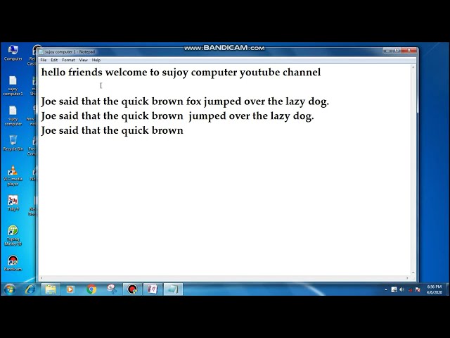 notepad full tutorial Bangla || Sujoy Computer