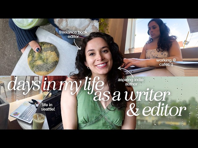 regular days in my life as a writer & freelance editor