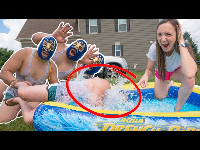 24 Hours Pretend Play in the Pool