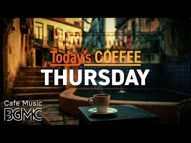 Cafe Music LIVE | Today's COFFEE THURSDAY: Autumn October Cafe Jazz ☕ Smooth Jazz for Work