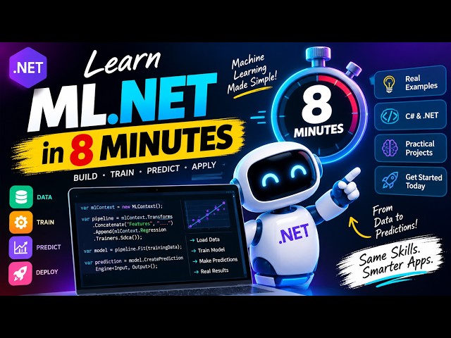 ML.NET in just 8 minutes 🚀