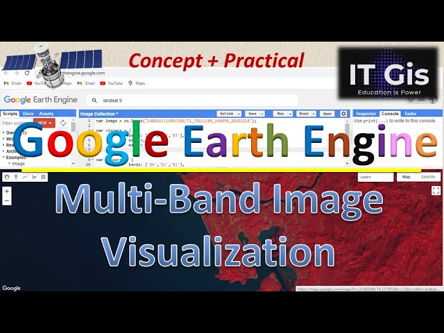 Multi-band Image Visualization in Google Earth Engine || FCC || True Color || GEE: 05 || ITGIS