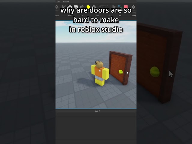 Doors are hard to make in Roblox Studio 😭😭  #roblox #robloxstudio #scripting #shorts #shortvideo