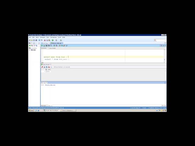 Oracle SQL/PLSQL - SELECT, FROM , WHERE