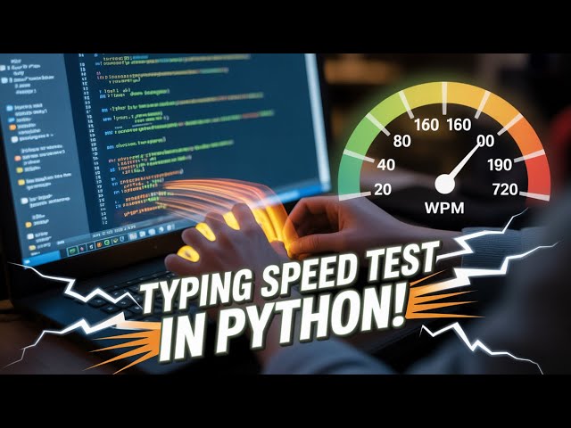 I Made a Typing Speed Test in Python | Test Your WPM & Accuracy
