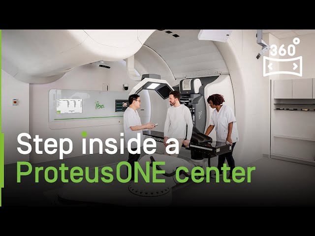 360° tour of a proton therapy center with ProteusONE