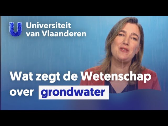 Flanders has a water shortage! Why is that? #groundwater