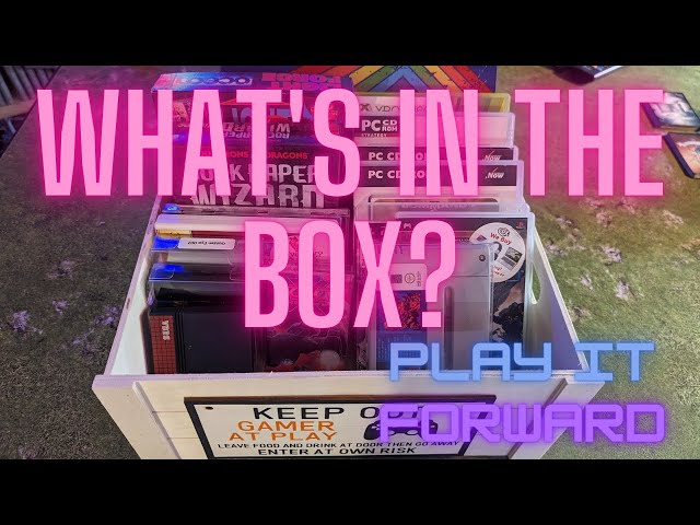 Play it Forward Box is on its way - Suprise box of Retro Gaming #retro #gaming