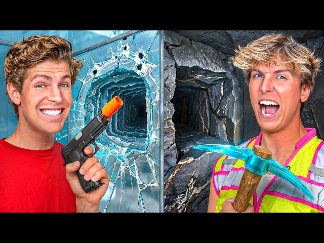 Escaping 100 Layers of GLASS vs ROCK!