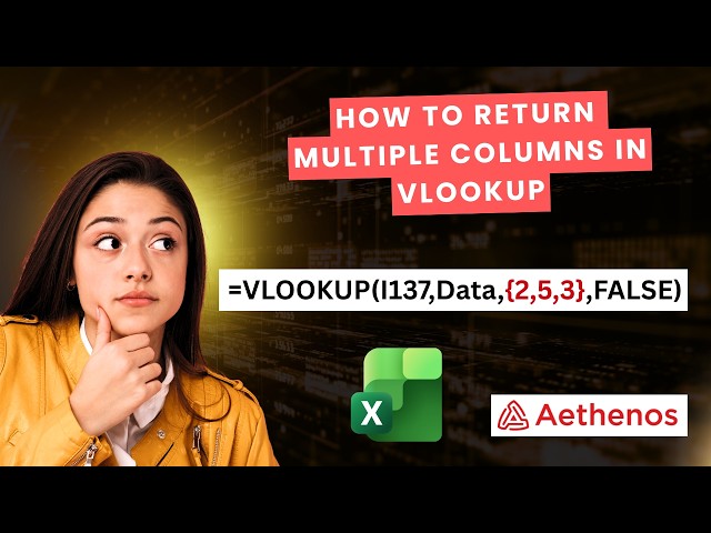 How to retrun multiple columns in VLOOKUP
