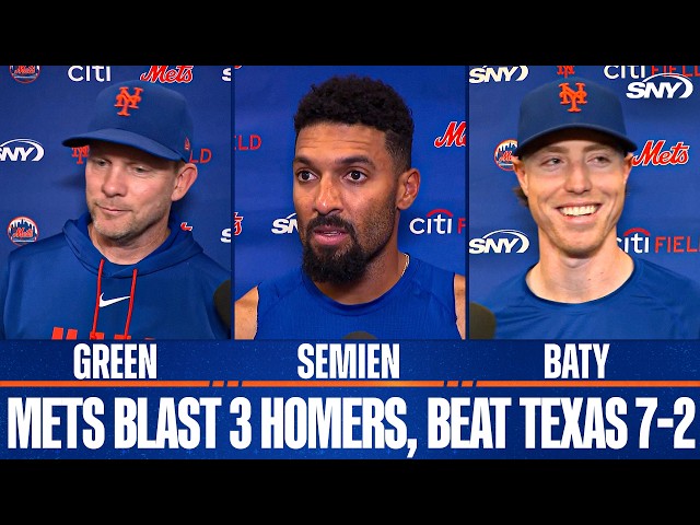 Andy Green, Marcus Semien and Brett Baty on Mets 7-2 win over Rangers