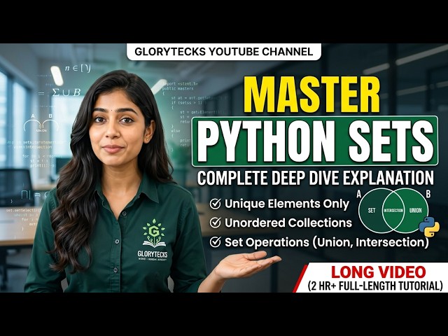 Python Sets Explained | Complete Deep Dive with Examples | Set Operations, Add, Remove & Membership