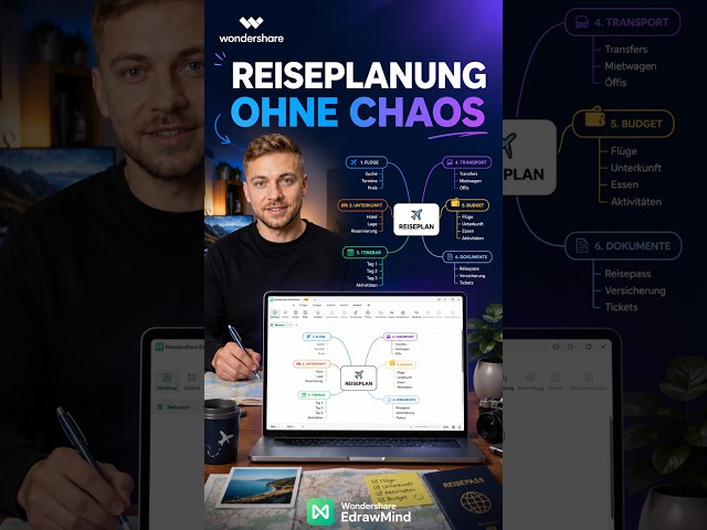 From Travel Chaos to a Clear Plan – with EdrawMind 🧠✨