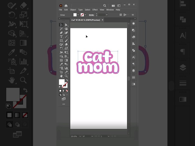 Easy T-shirt design in Adobe Illustrator | Beginner Tutorial