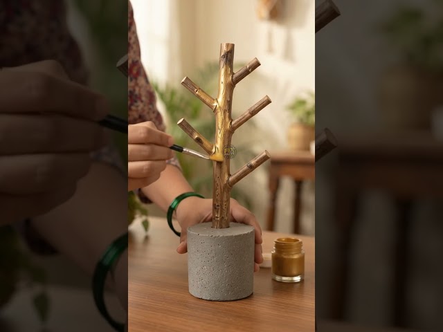 🏠 5 Creative Cement DIY Ideas for Stunning Home Decor! 🤯✨ #Shorts