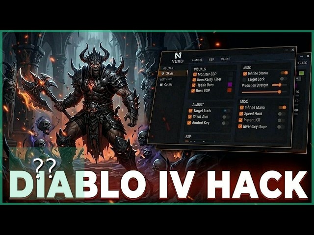 Diablo IV Cheat | Diablo 4 Hack God Mode Loot Exploit Items Free Download (Quick Guide)