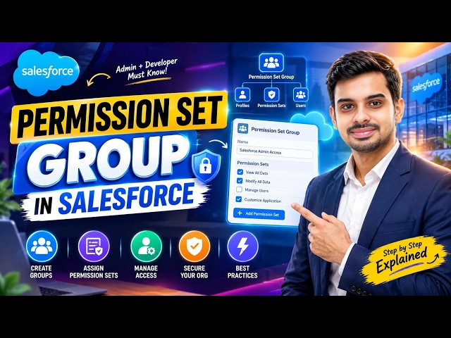 #41:- Permission Set Group in Salesforce | Salesforce Tutorial in Hindi