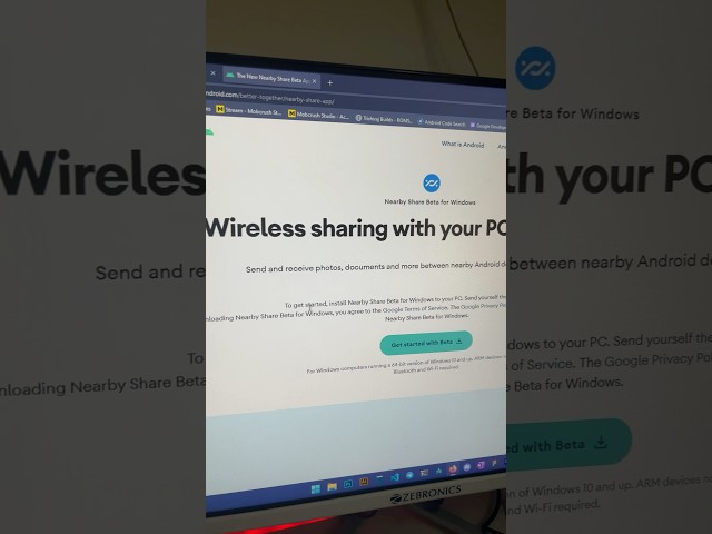 Nearby share for PC #techtips #tutorial #android