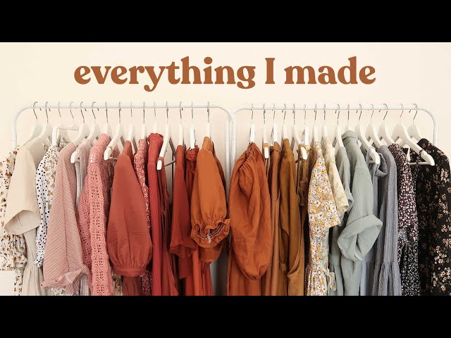 Everything I Made In 2020 | My Me Made Wardrobe