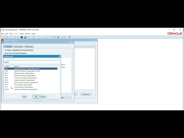 Oracle EBS Tutorial || Checking On-Hand Quantity of an Inventory Item